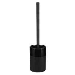 Kleine wolke deep  szczotka toaletowa ze stojakiem ceramika czarny mat i połysk