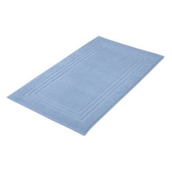 Kleine wolke lodge wegański dywanik frotte niebieski 50x 80 cm eco living