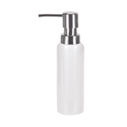Kleine Wolke Pur Shiny Dozownik do mydła wąski  5 cm porcelana biała