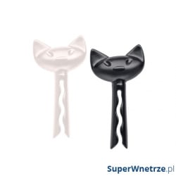 Klipsy do torebek 2 szt. Koziol Miaou czarno-białe Klipsy do torebek 2 szt. Koziol Miaou czarno-białe