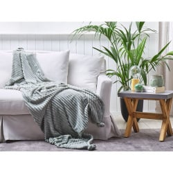 Koc 150 x 200 cm zielony KAWERI