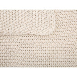 Koc beżowy 130 x 180 cm  ASAKA