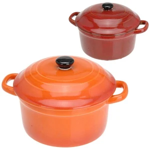 Kokilka porcelanowa z pokrywką, naczynie żaroodporne do zapiekania, 300 ml
