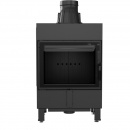 Kominek powietrzny stalowy LUCY 12 KW Ø 200 BLACK