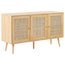 Komoda trzydrzwiowa perote 71 cm jasne drewno Komoda trzydrzwiowa perote 71 cm jasne drewno