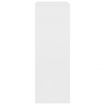 Komoda z 6 szufladami, biała, 50 x 34 x 96 cm, płyta wiórowa