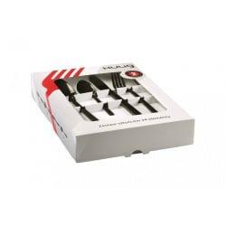 Komplet sztućców piano black 24 sztuki w pudełku 29491