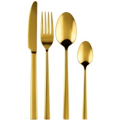 Komplet sztućców Piano Shiny Gold 24 sztuki w pudełku 1951