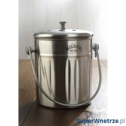 Kompostownik kuchenny 2l Kilner srebrno-bordowy