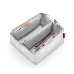 Kosmetyczka FOLD CASE, silver crackle Kosmetyczka FOLD CASE, silver crackle