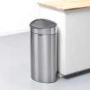 Kosz do segregacji 23L+10L Brabantia Touch Bin New srebrny