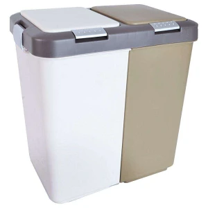 Kosz na odpady, śmieci, duo, do segregacji, 2x20 l Kosz na odpady, śmieci, duo, do segregacji, 2x20 l