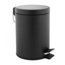 Kosz na śmieci do łazienki lub toalety WC czarny