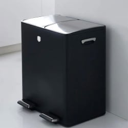 Kosz na śmieci dwukomorowy 2 x 30l BerlingerHaus BH-8883 Black Rose