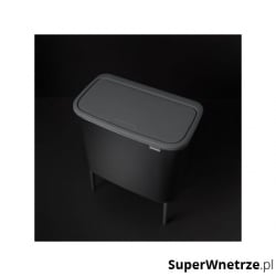 Kosz na śmieci kuchenny 36l Bo Touch Bin 1 komora Brabantia czarny mat