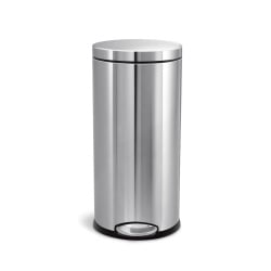 Kosz na śmieci pedałowy 30 l stal matowa / simplehuman Kosz na śmieci pedałowy 30 l stal matowa / simplehuman