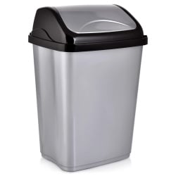 Kosz na śmieci plastikowy szary 26 l