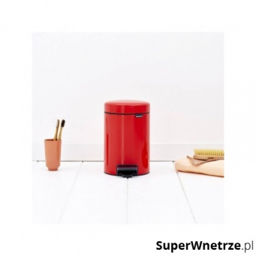 BRABANTIA 114021 NewIcon 20L Stal matowa Kosz na śmieci - niskie