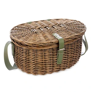 Kosz piknikowy wiklinowy VERDE 40x29x20 cm