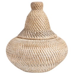 Kosz rattanowy naturalny bila