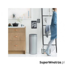 Kosz na śmieci Touch Bin New 30l Brabantia metaliczny szary