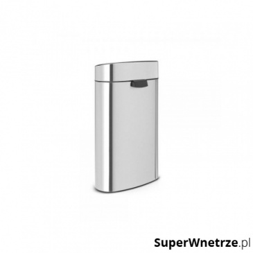 Kosz do segregacji 23L+10L Brabantia Touch Bin New srebrny