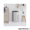 Kosz do segregacji 23L+10L Brabantia Touch Bin New srebrny