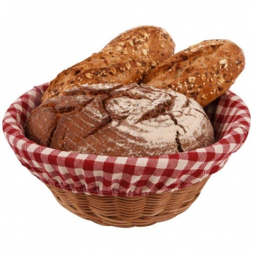 Koszyk, rattan, okrągły, na pieczywo, chleb, 22 cm