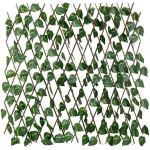 Krata kratka ażurowa ze sztucznymi liśćmi osłona na balkon taras sztuczne rośliny bluszcz 180x90 cm