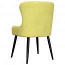 Krzesła do salonu 6 szt. zielone tapicerowane tkaniną