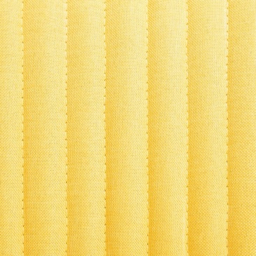 Krzesła do salonu 6 szt. żółte tapicerowane tkaniną