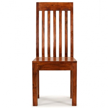 Krzesła do kuchni z litego drewna stylizowane na sheesham 2 szt.