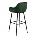 Krzesło barowe brooke vic zielone