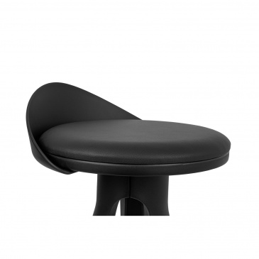 Krzesło barowe mila 65 czarne