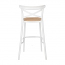 Krzesło barowe moreno białe