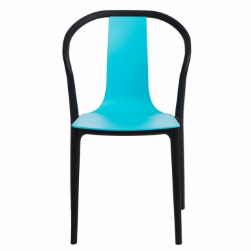 Krzesło Bella czarne/niebieskie