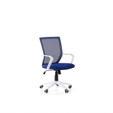 Krzesło biurowe ciemnoniebieskie regulowana wysokość Ricci
