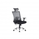 Krzesło biurowe czarne regulowana wysokość Abako