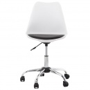 Krzesło biurowe Edea Kokoon Design biało-czarny