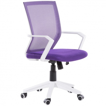 Krzesło biurowe fioletowe regulowana wysokość Ricci