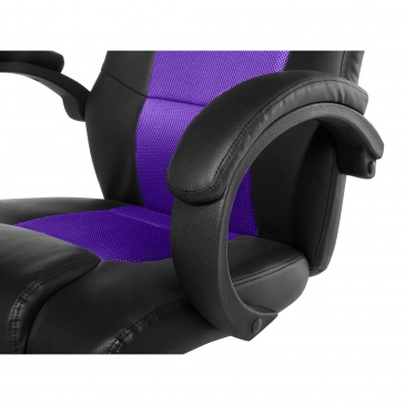 Fotel gamingowy fioletowy regulowana wysokość Greco