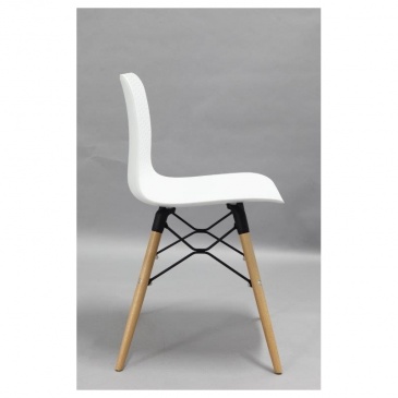 Krzesło designerskie Vigo Białe