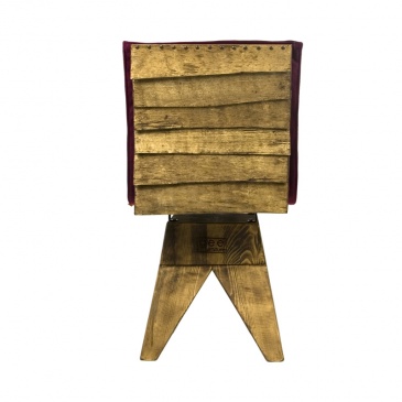 Krzesło Gie El Gont burgunt