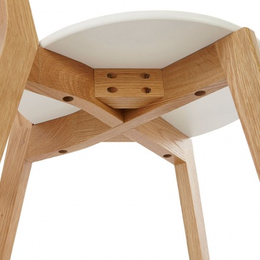 Krzesło do kuchni Kay Kokoon Design biały