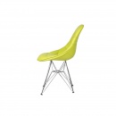Krzesło King Bath Eames EPC DSR ekoskóra limonka