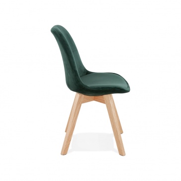 Krzesło Kokoon Design Phil zielone nogi naturalne