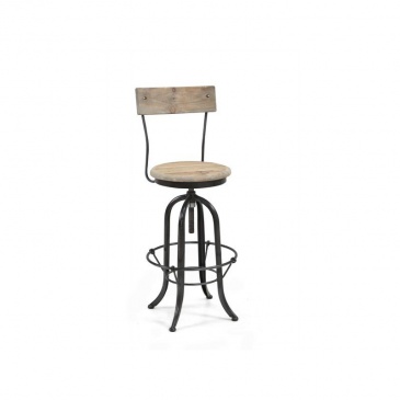 Krzesło Bar 40x90cm Miloo Home Loft naturalne