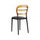 Krzesło Miss Bibi black/amber