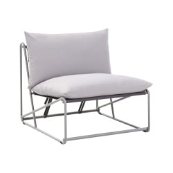 Krzesło ogrodowe z poduszką PICO Metal Szary Krzesło ogrodowe z poduszką PICO Metal Szary