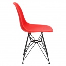 Krzesło P016 PP Black czerwone